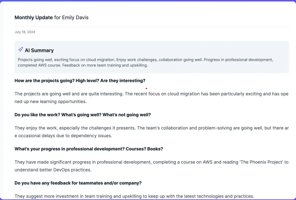 AI Insights Dashboard